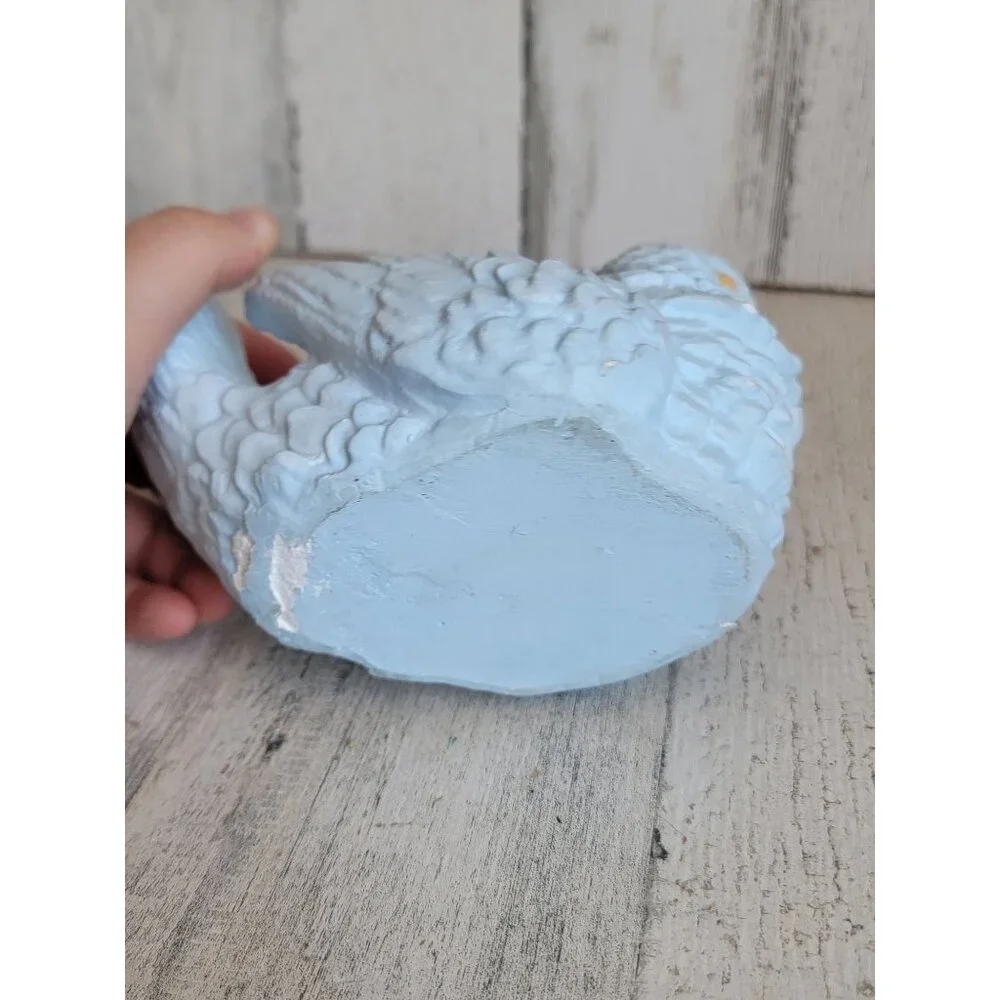 Vintage blue pigeon AS IS bird‎ home decor unique